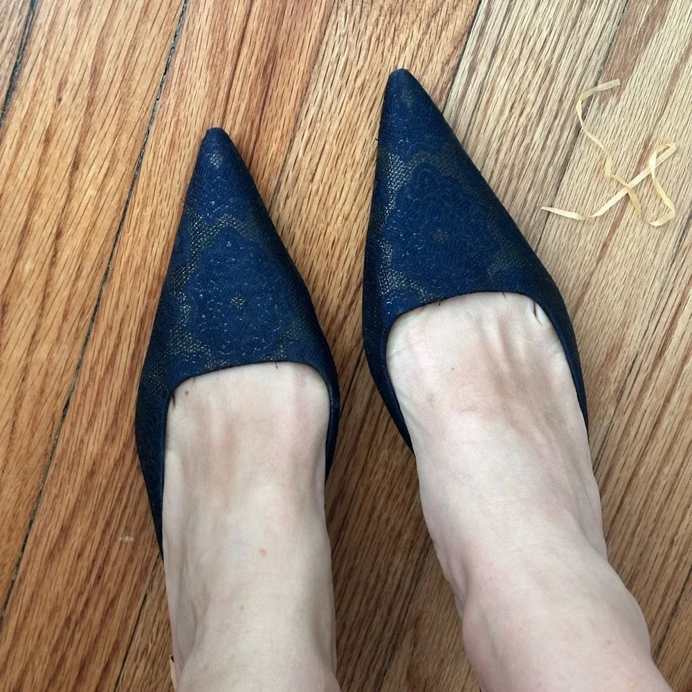 Vintage Prada Pointed-Toe Mules size 40 - Picture 3 of 7